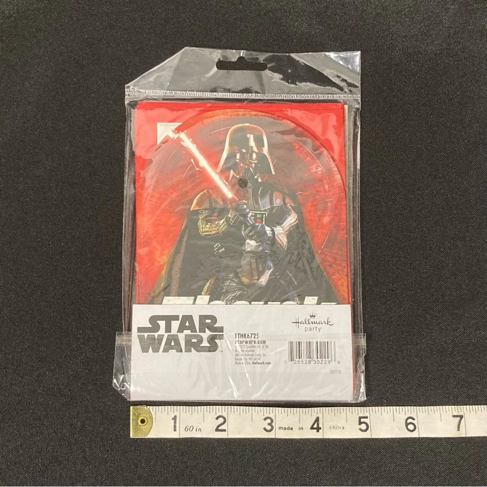 Hallmark Party Star Wars Darth Vader Birthday Thank You Cards 8 Pack